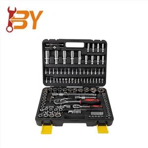 108 dona rozetka to'plami Tornavida biti Torx ratchet haydovchi qutisi asboblar to'plami